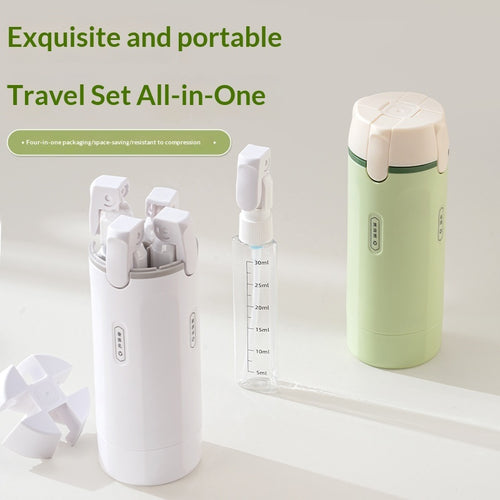 Travel  sized 4 in 1 Wash  Care Bottle Portable Storage Bottle